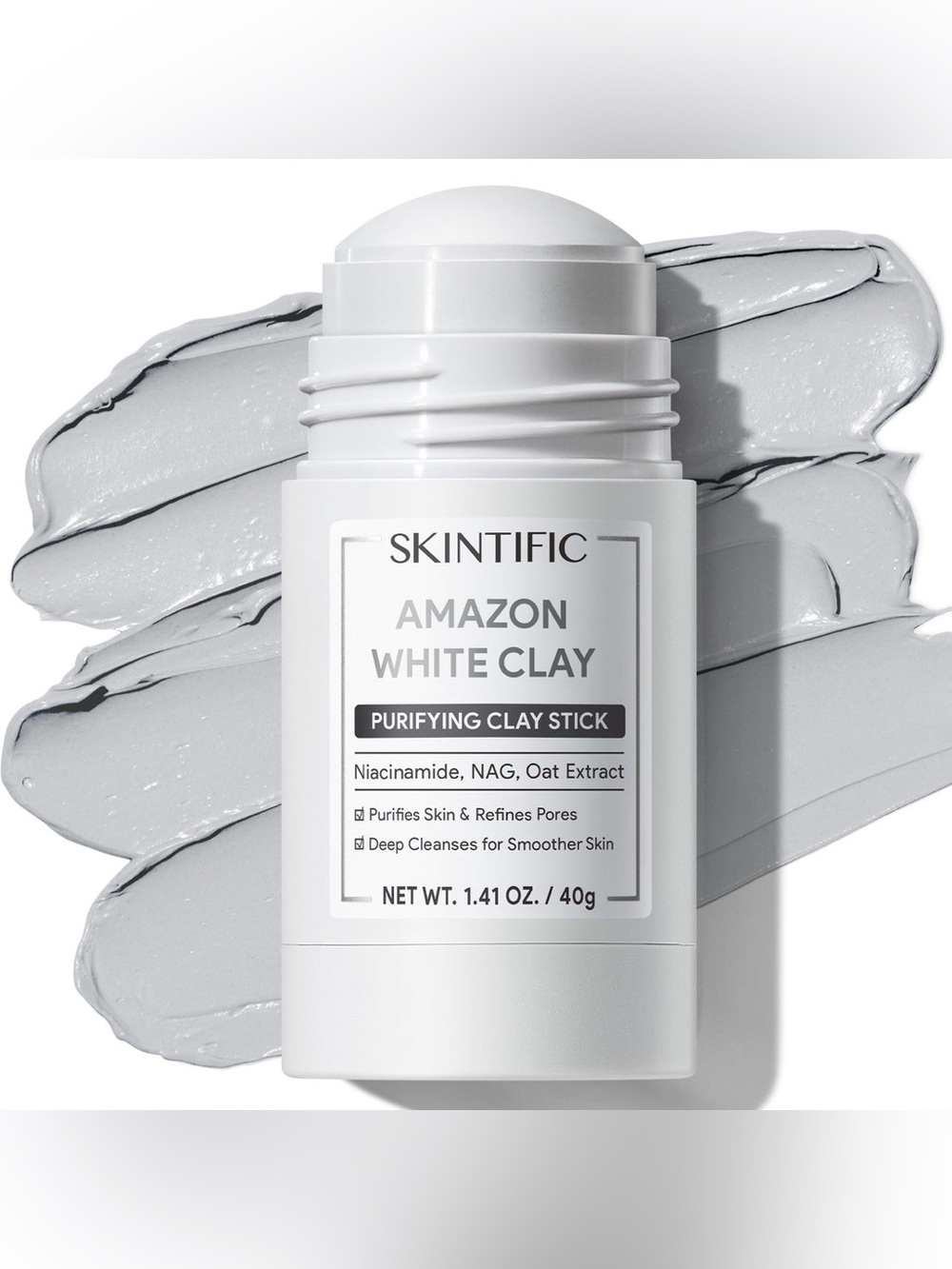 🔮 3/$21 🔮 SKINTIFIC Amazon White Clay Purifying Clay Stick